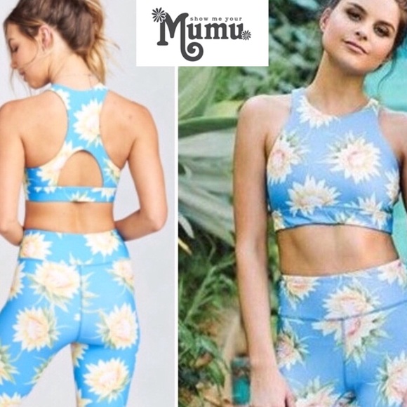 Show Me Your MuMu Other - NWT Show Me Your Mumu Arc Sports Bra Sunflowers XL